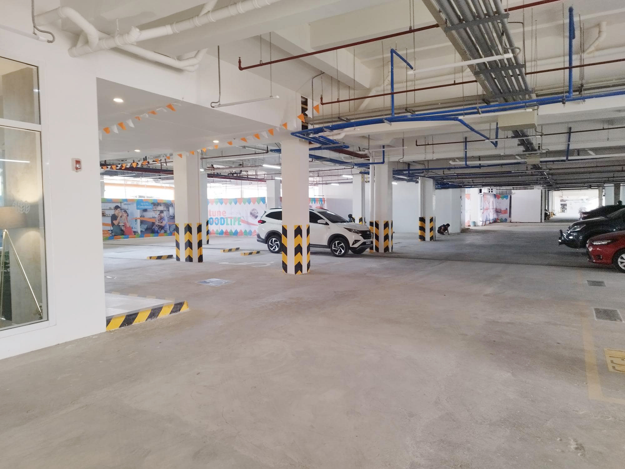 August - Completion of Parking Area