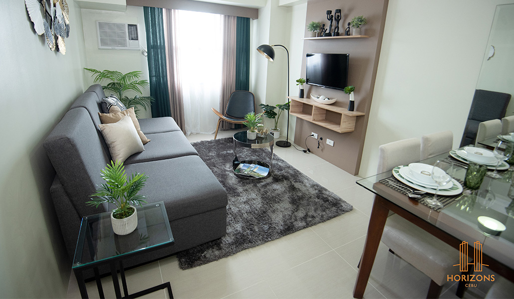 2 Bedroom Unit - Living Area